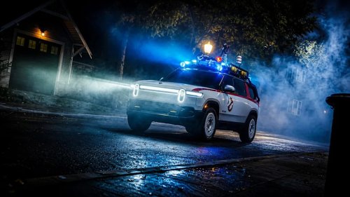 Rivian Builds a Ghostbusters Ecto-1 From an R1S for Halloween