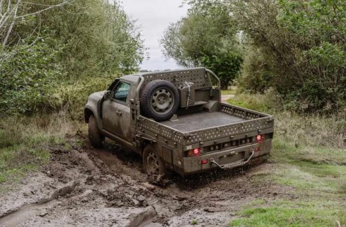 Oh Look: Land Rover Officially Built A Single-Cab Defender Pickup