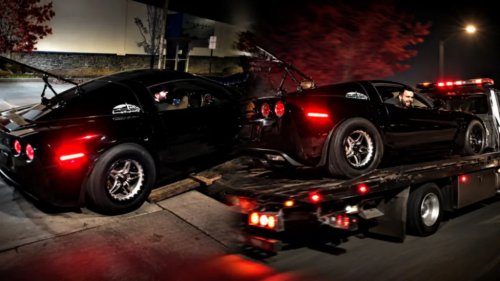 Corvette Driver Says Cops Were Waiting to Arrest Him — His Escape Plan Was a Tow Truck