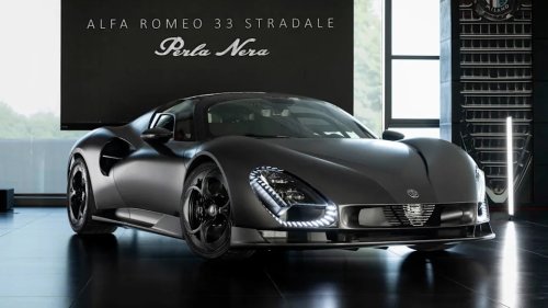 Alfa Romeo Builds the Only All-Black 33 Stradale