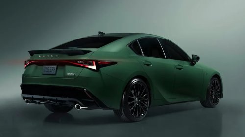 The 2027 Lexus IS Special Appearance Package Is Green and Therefore Good