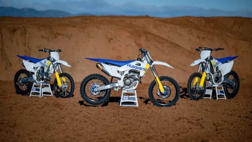 Husqvarna Introduces The Brand's Latest Motocross Lineup, And It's All Throwback Colors