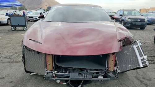 Shaq’s One-Off Electric Coupe Just Turned Up In A Salvage Yard