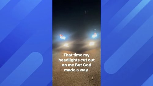 Woman's Dollar Store Solution to Her Broken Headlights Might Not Be Legal