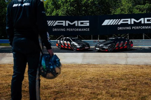 Mercedes-AMG’s 671-HP EV Just Beat a 1,000-HP Tesla at the Nürburgring