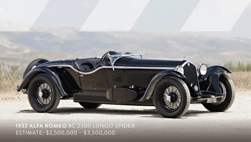 Classic Era Alfa Romeos Set to Highlight Gooding Christie's Pebble Beach Auctions