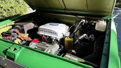 Scout, This 1970 Scout Sat In A Field For Years. Now It’s An EV With Its Original 4-Speed Manual