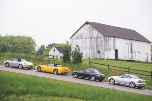 A Photo Tour of the 2001 Performance Convertible Comparison Test
