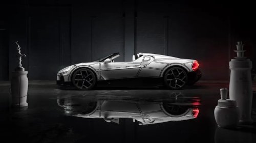 Bugatti, Say Hello to the Latest Bugatti One-Off, the W16 Mistral Blanc Éternel