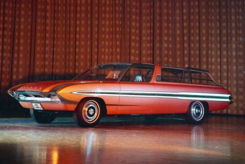 This Ford's Wagon From 1964 Literally Has A Living Room Sofa Inside