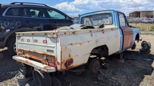 Junkyard Find: 1974 Ford Courier with Cologne V6 swap