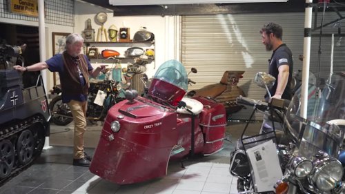 This Homemade “Crazy Train” Motorcycle Is Equal Parts Art, Scooter, And Mistake