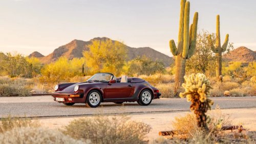 Porsche, Porsche 911, Ruby Red 1989 Porsche 911 Speedster With 6,000 Miles Draws $257,000 Bid