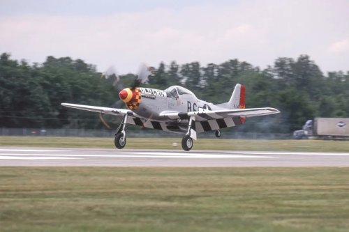 A Photo Tour of the Roush Mustang vs P-51 Mustang Fighter Plane