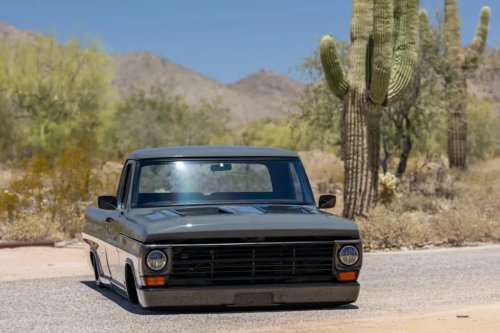 Ford, Restomod 1969 Ford F-100 With Supercharged Coyote V8 Wows on Bring a Trailer