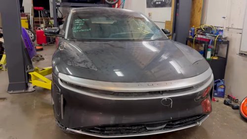 Man Buys a $140,000 Lucid Air for Just $4,100 and Sets Out to Discover If It's Worth Saving