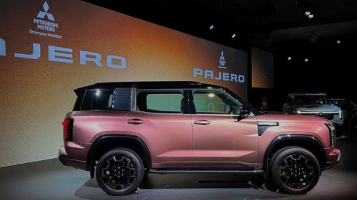 New Mitsubishi Pajero Looks Like a Proper Land Cruiser Rival in Person