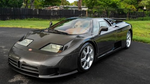 World's Only Exposed Carbon Bugatti EB110 Fails To Sell at Auction