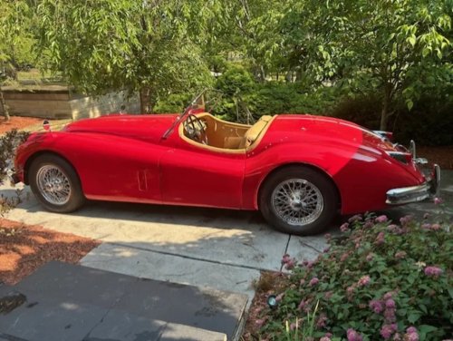 Saratoga Automobile Museum Auction Spotlight: This 1956 Jaguar XK 140 Roadster Is a Showstopper