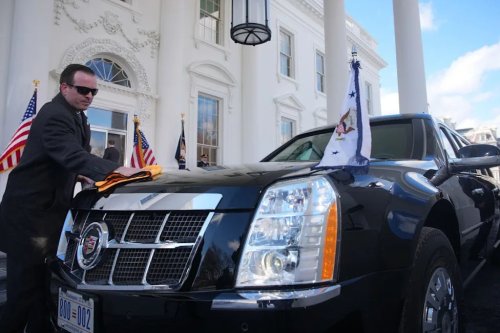 See inside 'The Beast,' Trump's $1.5 million bulletproof presidential limousine