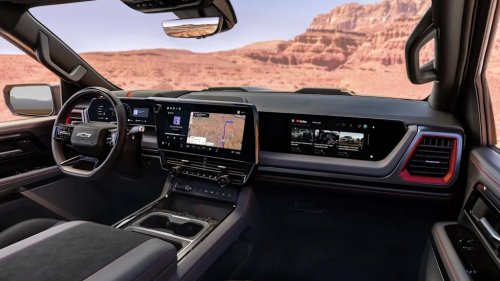 Chevy, Big, Bad Chevy Silverado ZR2 Off-Roader Has 60 Inches of Screens… For Some Reason