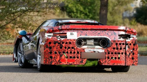 Hybrid-Free Ferrari 296 Challenge Stradale Spied Wearing Funny-Looking Camouflage