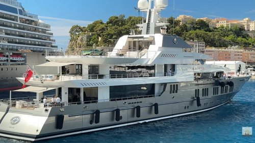 Koenigsegg, Someone Parked A Koenigsegg Jesko On Top Of An $86M Yacht In Monaco