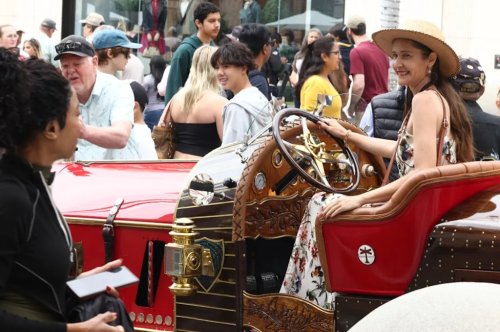 Supercar showdown on Rodeo Drive as the Batmobile lines up with world’s rarest (and most expensive) racers