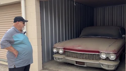 Grandpa's Dream Cadillac Gets Cleaned For The First Time In 30 Years