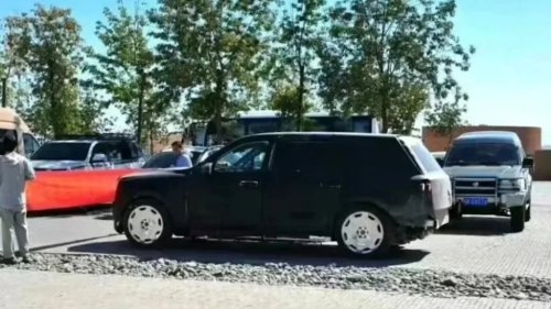 BYD Is Testing a Phantom-Like Sedan and Cullinan Rival
