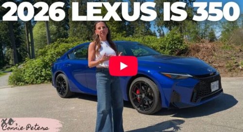Sporty and Newly Updated: 2026 Lexus IS 350
