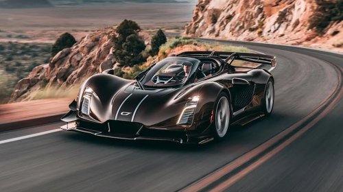 The $2,750,000, 3D-Printed Czinger 21C Spyder Makes 3,267 Pounds of Downforce—Roofless