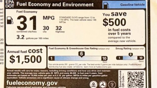 How Your Car's MPG And Greenhouse Gas Emissions Are Related, According To The EPA