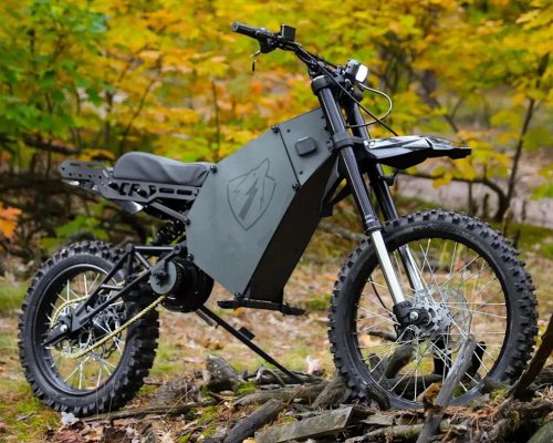 This Rugged, Stealthy Tactical Off-Road Moto Could Be a Game Changer