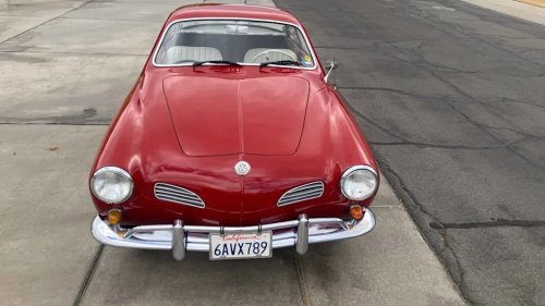 Volkswagen, 1964 Volkswagen Karmann Ghia For Sale With 1.2 Liter Air-Cooled Flat Four