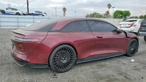 Lucid, Shaq’s One-Off Lucid Air Coupe Lands on Copart With Front-End Damage