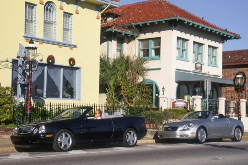 Lexus, Mercedes-Benz, View Photos of the 2001 Lexus SC430 vs. Mercedes-Benz CLK430 Comparison Test