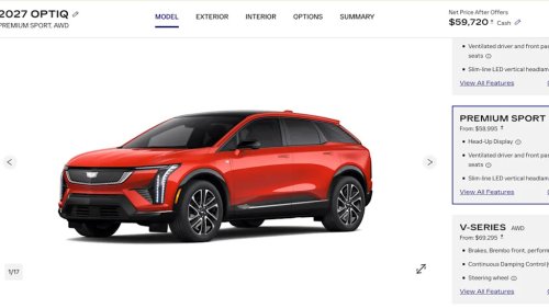 Cadillac, Most Expensive 2027 Cadillac Optiq Reaches $89,000 with $25,000 Worth of Options
