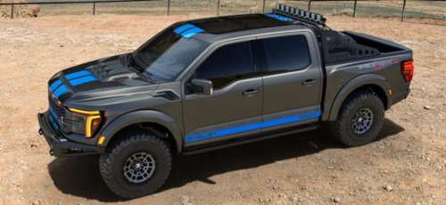 Ford, This 1,000 HP Shelby Ford Raptor R Comes With Dual Stripes and a Three-Year Warranty