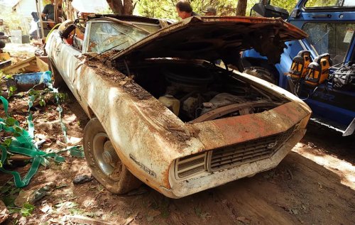 Watch YouTuber Jack Up a Rotting Barn to Save a Legendary Z11 Camaro