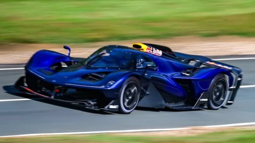The Red Bull RB17 Is Running up the Legendary Goodwood Hillclimb