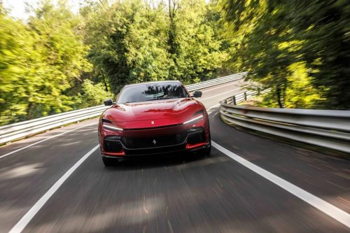 See More Photos of The 2027 Ferrari Purosangue Handling Speciale