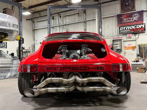 Ferrari, Porsche, Porsche 911, OMG! Someone Put a Ferrari V8 in a Porsche 911!
