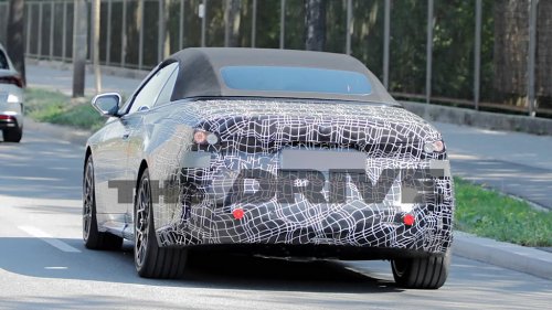 Spied: BMW i4 Convertible Confirms EV Droptops Are Going Mainstream