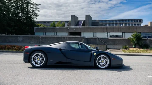 The World's Only Matte-Black Ferrari Enzo is Going to Auction