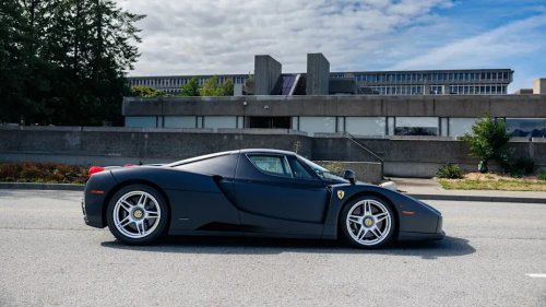 The World's Only Matte-Black Ferrari Enzo is Going to Auction