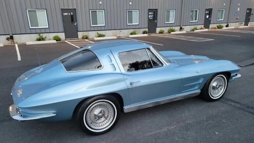 Chevrolet, 1963 Chevrolet Corvette Split Window Coupe In Silver Blue Listed For Sale at $169,500: Strong Buy or Overpriced?