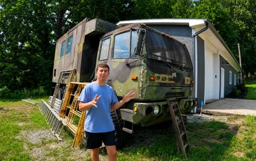 YouTuber Revived a $13,000 553-Mile Military Truck That Sat for 13 Years