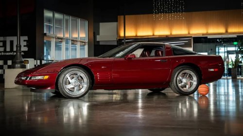Michael Jordan’s “I’m Back” Corvette Is Now On Display For Fans To See