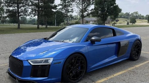 This Tuned 2018 Audi R8 V10 Coupe Is Closing In On Six Figures At Bring a Trailer